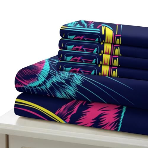 Parure de lit microfibre douce anti-glisse fermeture éclair lapin 3D