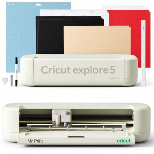 Image of MY PRINT | Explore 5 with Essential Bundle + Digital Content Smart Cutting Machine | perfect for projects like custom cards, simple decals labels and customise crafting