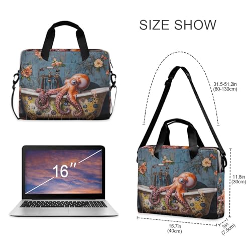 Bolso para laptop 15.6 pulgadas con asa y correa miniatura 5