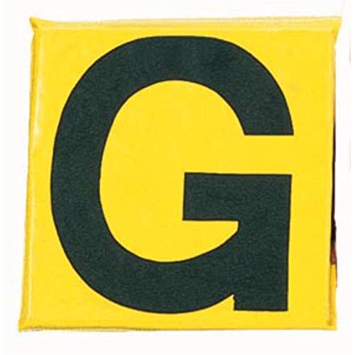 Martin Sports Football Sideline Marker, White on Red