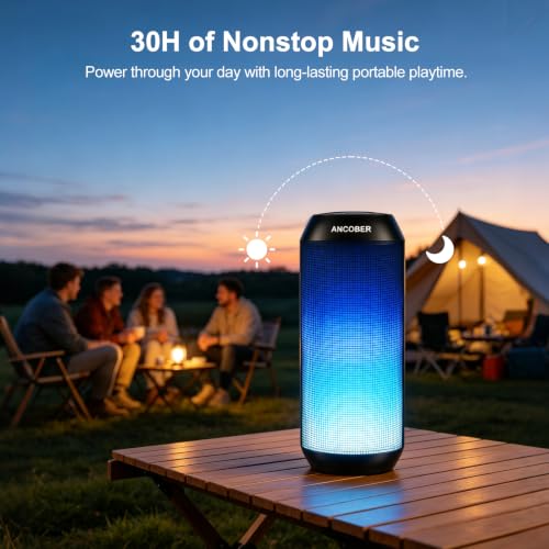 Bluetooth Speaker, Portable Wireless, 20W HD Stereo Sound, 30H Playtime - image 3