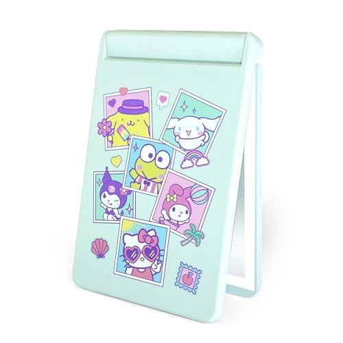 Miroir compact à DEL pour sac à main réglable contre manque de lumière - 3