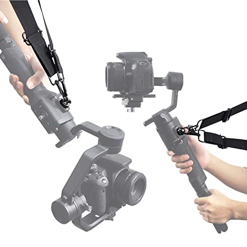 KIMISS Correa de Hombro Ajustable para Cámara, Espuma Gruesa para Ronin SC, Cinturón Ergonómico para el Cuello con Función de Liberación Rápida - imagen 2