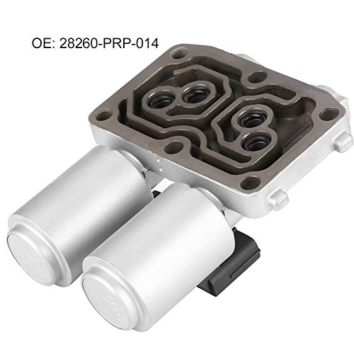 Yuehuam Válvula solenoide de câmbio linear duplo para Honda Accord CRV Acura RSX 28260-PRP-014