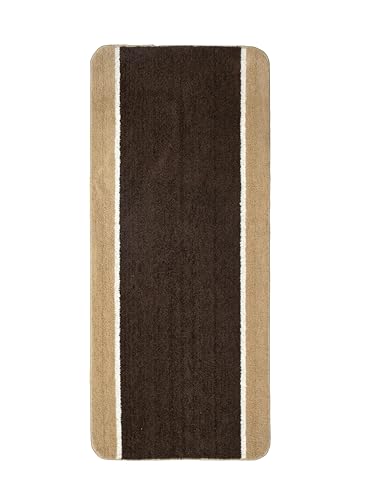 Saral Home Soft Microfiber Anti-Skid Rectangulat Colorblock Runner | Washable, Non-Slip & Quick-Drying Rugs for Home/Kitchen | Soft & Super Absorbent