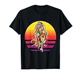 Pferd Aquarell Pferdeliebhaber Reiten Natur Reiterhof T-Shirt