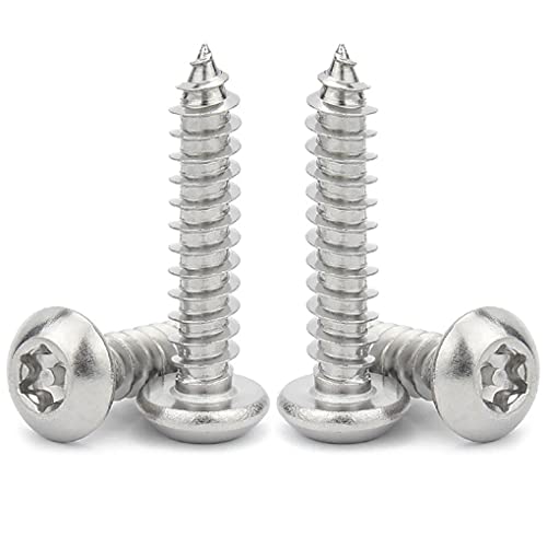 ANSIEDIO Self Tapping Screws Torx Round Head Wood Screws Stainless Steel Security Screw, M2.9×13mm,100 pcs - Image 3