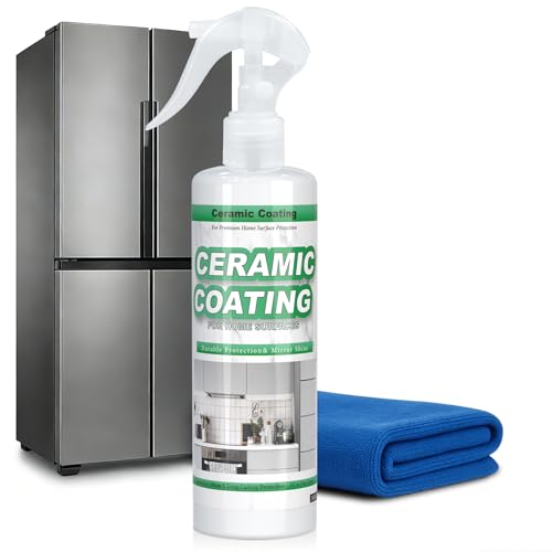 TOMBARINGR Ceramic Coating Spray Kit, Anti Fingerprint Spray 256ml | Stainless Steel…