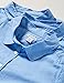 Amazon Essentials Girls' Uniform Long Sleeve Stretch Poplin Button-Down Shirts, Pack of 3, Blue, XX-Large Plus
