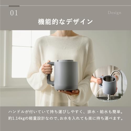 ラビーノ ホットモイスト スチーム式卓上加湿器