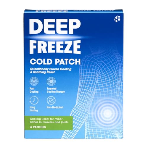 Deep Well Patch Freeze Cold Patches Cooling Therapy For Sprains, Strains & Muscle Pain - 4