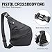 WYNEX Tactical Crossbody Sling Bag,Concealed Carry Bag for Men Women,Anti Theft Crossbody Bags, CCW Bags EDC Carry