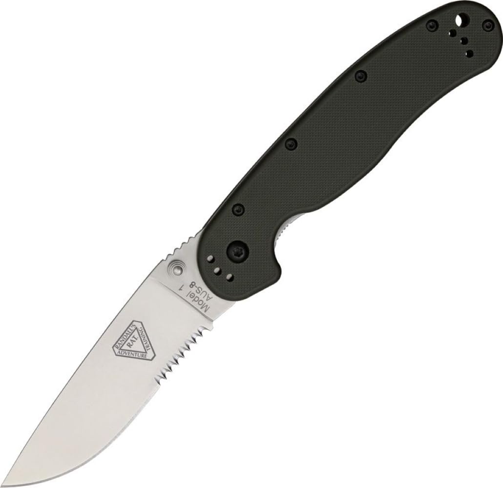 Amazon.com : Ontario Knife Company Company 8849 Rat-1 Satin AUS-8