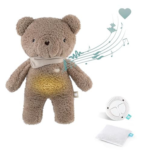 MyHummy ourson 5en1 marron avec sa bouillotte apaisante pour bébé