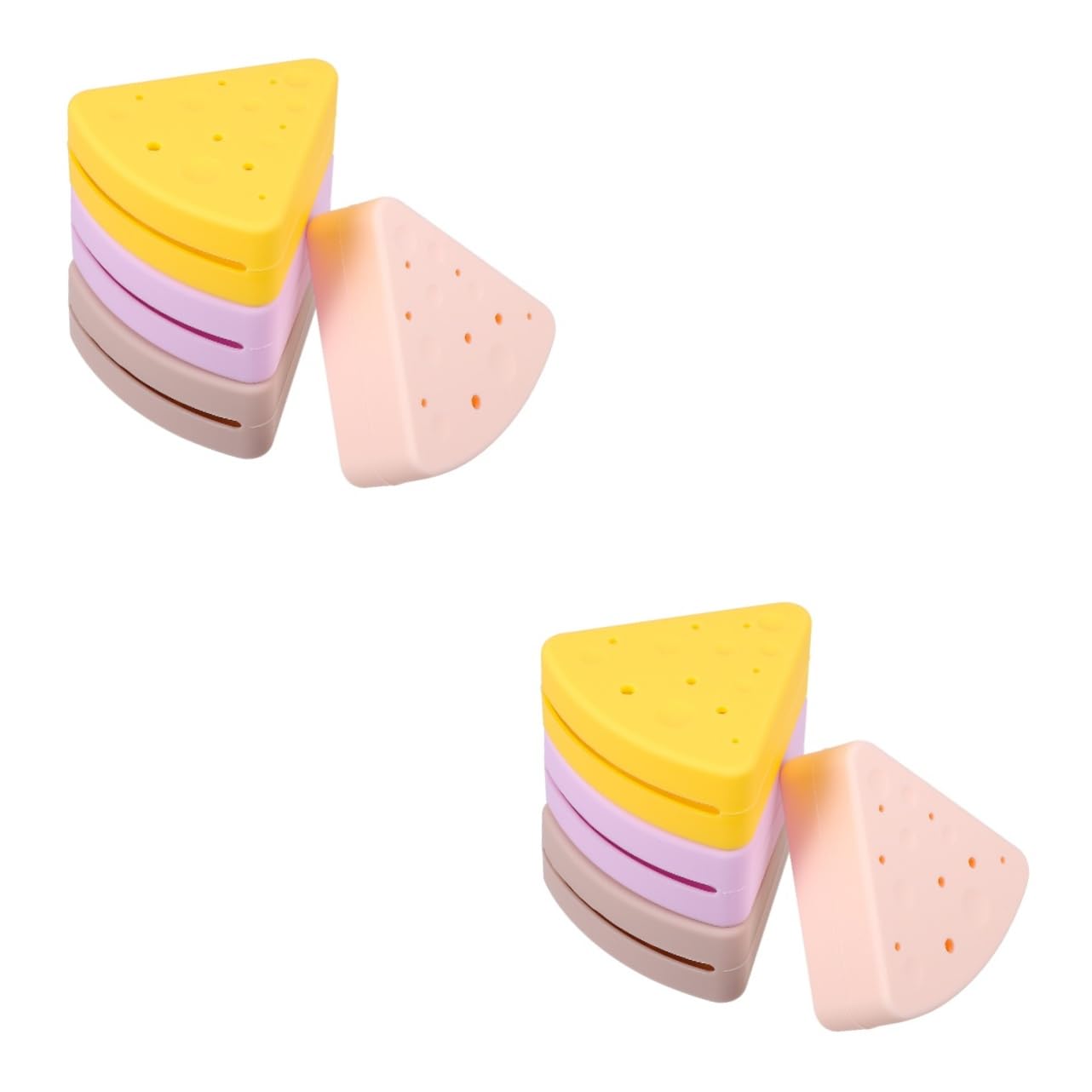ABOOFAN 8stücke Teiliges Makeup Schwamm Aufbewahrungset Praktische Und Atmungsaktive Aufbewahrungslösungen Für Beauty-schwämme Sanften Farben Für Unterwegs