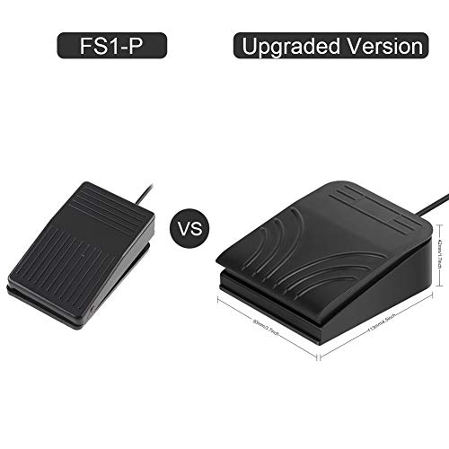 Pedal óptico USB iKKEGOL con programa de una tecla para mouse de computadora 6