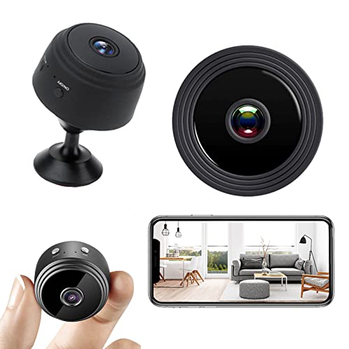 Mini Camera Wireless HD 1080P WiFi Small Security Video Camera Home Security Cameras with Night Vision & Motion Activated for Indoor Outdoor Video Recorder Motion Activated Night Vision