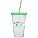 ICUP Friends - TV Sitcom Central Perk Cafe 16oz. Plastic Cup with Straw