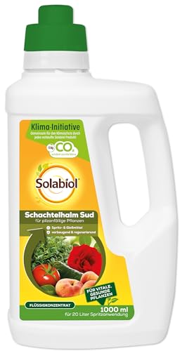 Solabiol Schachtelhalm Sud, biologisches Pflanzenstärkungsmittel zur Kräftigung und Stärkung pilzanfälliger Pflanzen, 1 Liter