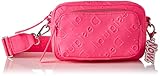 Bolso bandolera con logotipo en relieve