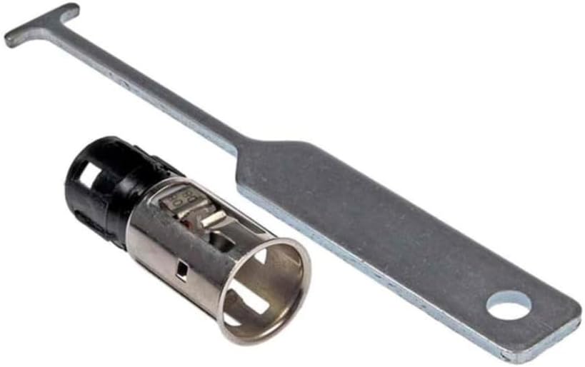 KarParts360 For Chevy Express 1500/2500/3500 2007 2008 2009 2010 Cigarette Lighter Socket And Removal Tool | Plastic Terminal | Female Pin Terminal | 2.3 Inches Tube Length