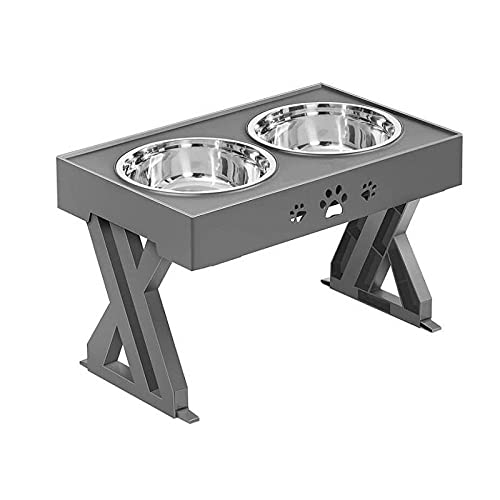 Enakshi Elevated Dog Bowls Double Dog Bowls Raised Stand Stainless