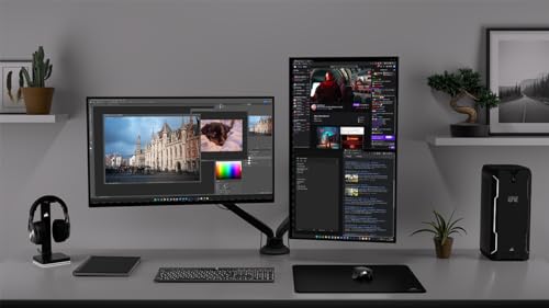 Image of Corsair XENEON Dual Arm Stand - Black
