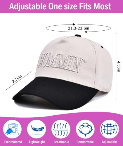 Gorra de béisbol ajustable bordada para paseos y playa mujer 5