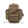 Frost River Summit Expedition Backpack – Waxed Canvas Outdoor Hiking Camping Pack, 32 Liter, Field Tan