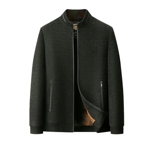 Veste décontractée col montant homme finitions premium hiver