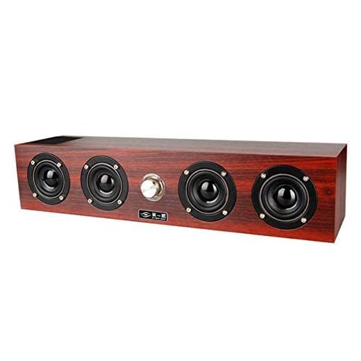 12w Bluetooth -högtalare Trä subwoofer Trådlös bärbar handsfree Retro högtalarlåda Fm Radio 2500mah Tf Boombox bärbara högtalarstationer XXSHN