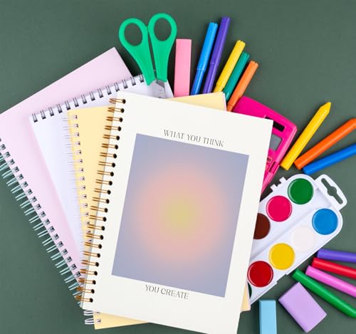 Carnet à spirale ligné pour la prise de notes esthétique des filles