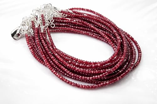 Image of Natural Rainbow Gemstone Beaded Necklace for Women | Healing Crystal Stone Jewelry | Handmade Trendy Necklace Gift for Women & Girls