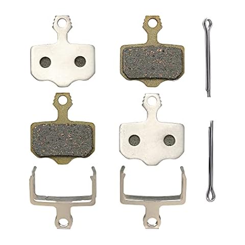 GERUIEN 2 Pairs Semi-metal Bike Disc Brake Pads for Avid Elixir 1 3 5 7 9 R ER CR Mag Sram XO XX X7 X 9 XXWC DB1 DB3 DB5 Cover