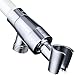 100% Metal Shower Arm Mount, Adjustable Handheld Shower Head Bracket Holder, Shower arm Adapter, Universal Mount (Chrome)