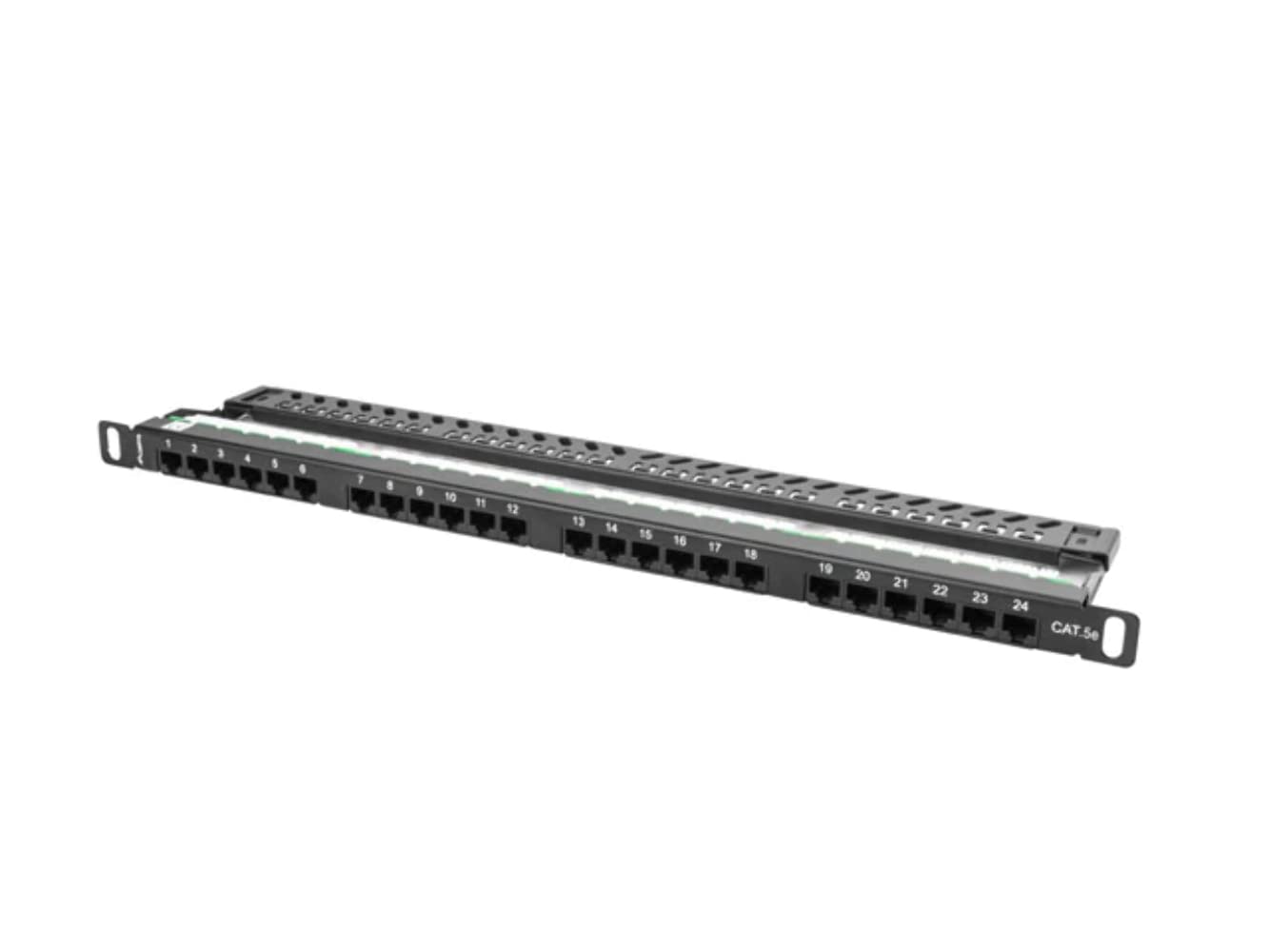LANBERG Patch Panel PPU5-0024-B 24 Porte CATEGORIA 5E 19 0.5U Nero