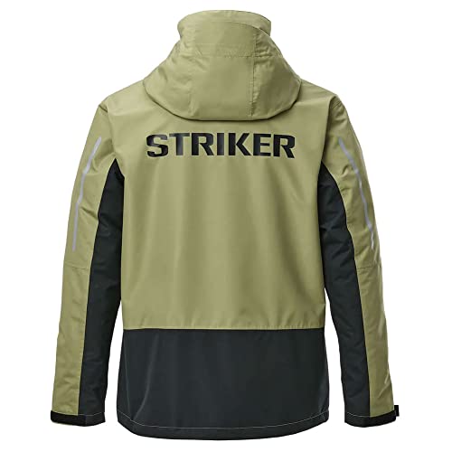 Striker Men's Vortex Durable Breathable Waterproof Outdoor Fishing Rain Jacket with Adjustable Hood & Reflective Elements3
