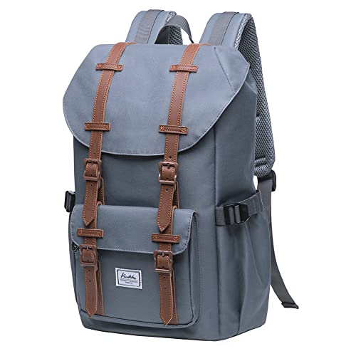 Kaukko Laptop Outdoor Backpack, Traveling Rucksack Fits 15.6 Inch Laptop(5-7-Grey) #TOP1