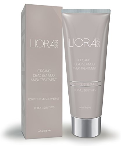 Liora Skin Organic Dead Sea Mud Mask - This Dead Mud Facial Mask Is Great for Pimples, Acne, Wrinkles, Scars & Wrinkles. The Best Facial Mask for Minimizing Pores & Wrinkles. Size: 6.7oz Face Mask