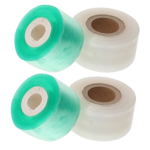 HORIALENCE 4 Rollos Cinta Injerto Autoadhesiva Flexible y Estirable para Plantas Cinta Reparación Jardín para Árboles Frutales como Peral y Cítricos