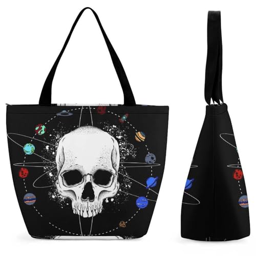 Sac de shopping Planète Crâne grand sac voyage week-end