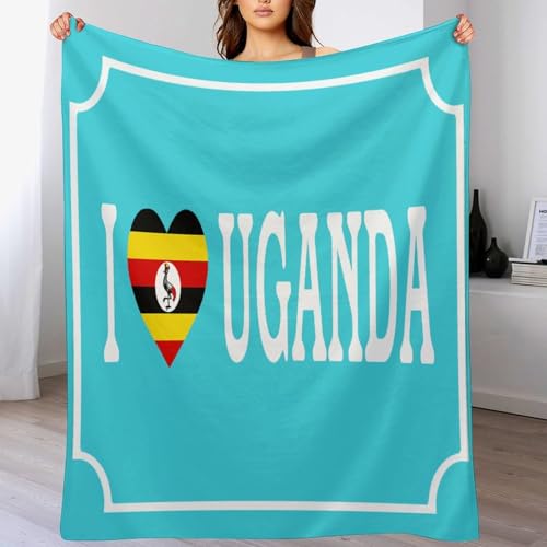 Couverture douce pelucheuse Ouganda plaid décoration lit 127x152