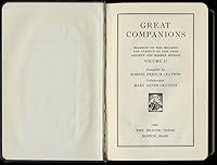 Great Companions Volume 2 Only B001394EIQ Book Cover