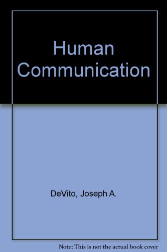 Human Communication: The Basic Course 0060416084 Book Cover