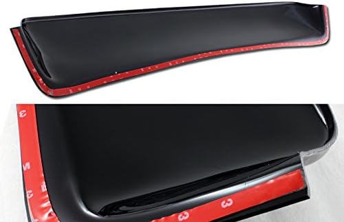 Black Rear Roof Window Visor Spoiler Wing Compatible with 2004-2008 Acura TSX 2005 2006 2007
