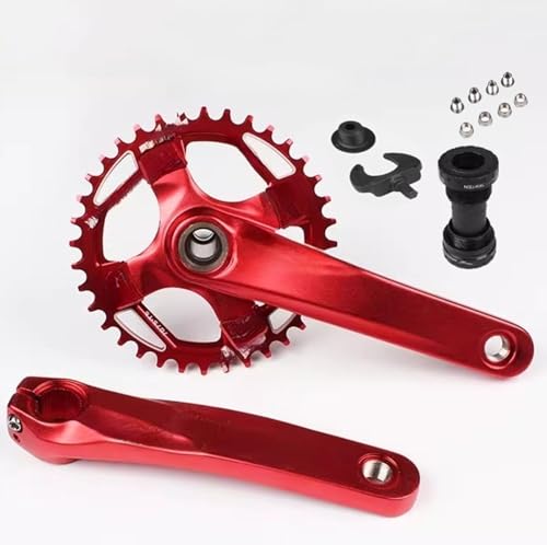 �}�E���e���o�C�N�N�����N�Z�b�g�A170mm�A���~�j�E�������N�����N�A�[���A104 BCD�V���O���`�F�[�������O�A8/9/10�X�s�[�h�h���C�u�g���C���ƌ݊�������(Red,38T)