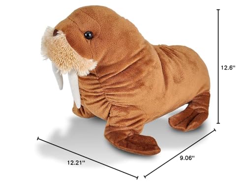 Wild Republic Walrus Plush, Stuffed Animal, Plush Toy, Gifts for Kids, Cuddlekins 12 Inches - Image 4
