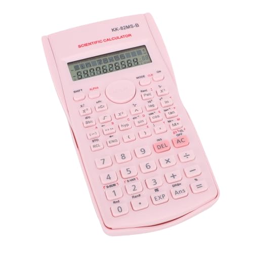Bewinner Calculadora Científica, 240 Funciones Pantalla de 2 Líneas, Calculadora Matemática de 10 Más 2 Dígitos con Cubierta Deslizante para Exámenes de Estudio Escolar Estudiantes de