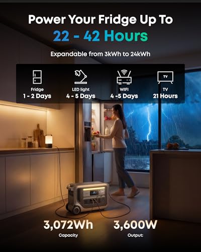 Image of Anker SOLIX F3000 Portable Power Station with 2x 200 Solar Panels, 3,072Wh, 6,000W Recharging, Solar Generators for Home Use, Power Outages, Camping, RVs, and Emergencies