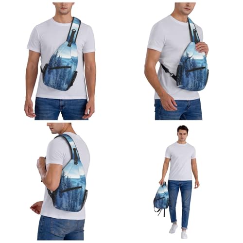 Sling Bag para mujeres y hombres bolso cruzado para senderismo miniatura 6